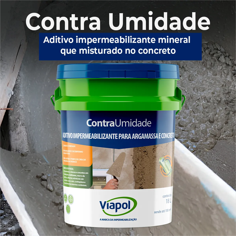 Aditivo Impermeabilizante Contra Umidade