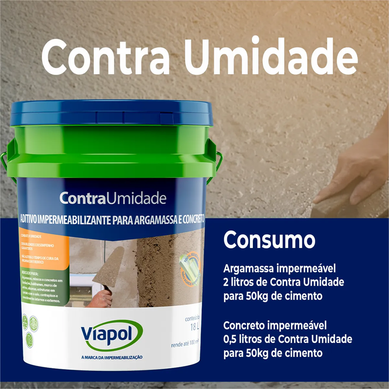Aditivo Impermeabilizante Contra Umidade